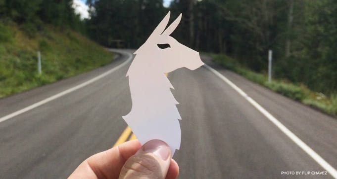 FREE Llama Sticker