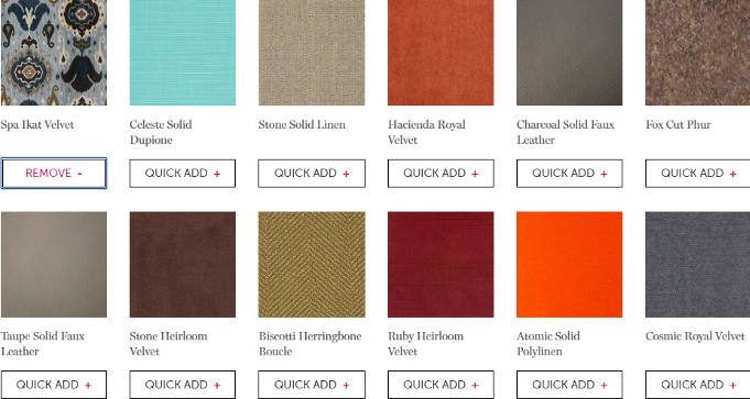 FREE Fabric Swatches from Lovesac