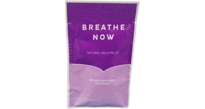 FREE Sample of Breathe Now Sinus Relief