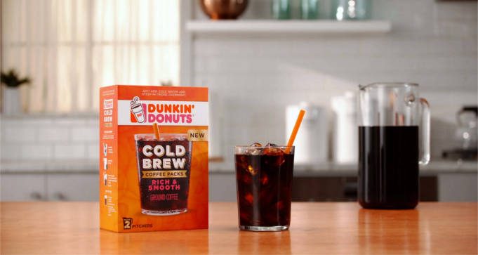 REE Sample Pack of Dunkin Donuts Cold Brew Coffee