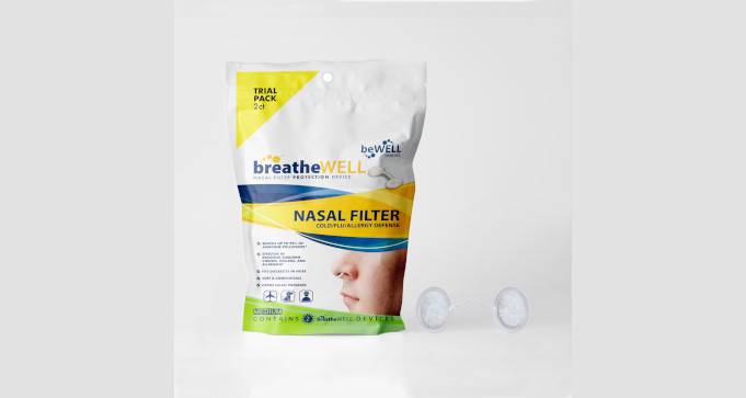 FREE Sample of breatheWELL Filtered Nasal Dilator